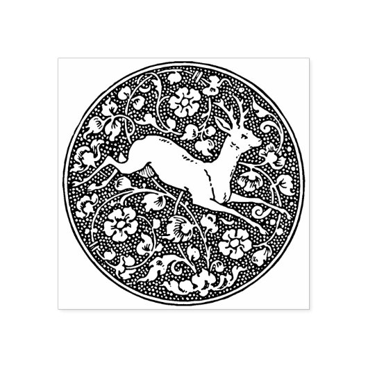  Deer Rubberstempel (Afrduk)