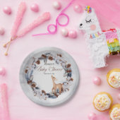 Deer Rustic Winter Floral Baby shower Bord (Feest)