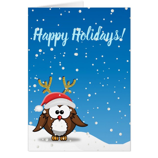 Deer Santa Owl (Voorkant)