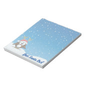 Deer Santa Owl Notitieblok (Gedraaid)