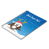 Deer Santa Owl Notitieboek (Linkerzijde)