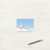 Deer Santa Owl Post-it® Notes (Op bureau)