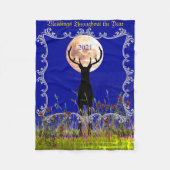 Deer Season 2022 Fun Fleece Deken (Voorkant)
