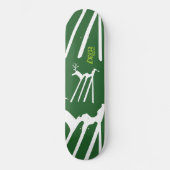 DEER SHADOW PIXELAT VAN MASANSER SKATEBOARD (Voorkant)