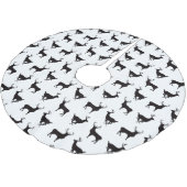 Deer Silhouette kerstboomrok Kerstboom Rok (Gekanteld)