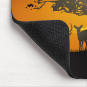 Deer Silhouette Muismat (Hoek)