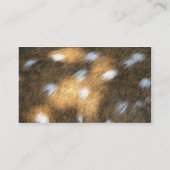 Deer Skin Print Visitekaartje (Achterkant)