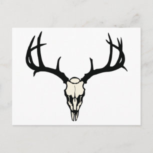 Deer Skull Briefkaart