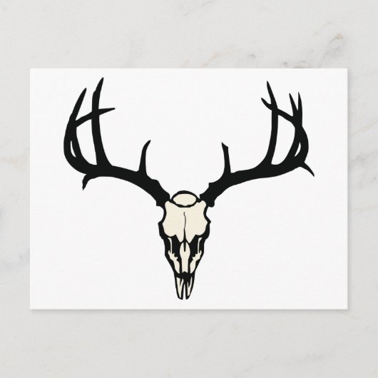 Deer Skull Briefkaart (Voorkant)