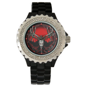 Deer Skull Horloge