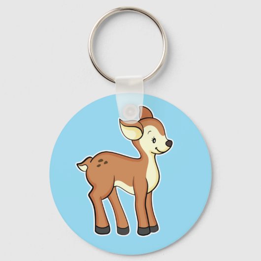 Deer sleutelhanger blue (Voorkant)