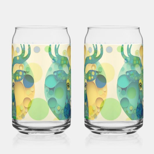 Deer Soda Glass Blikvorm Glas (Rechts)