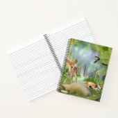 Deer Spiral Notebook Journal Diary Notitieboek (Binnen)