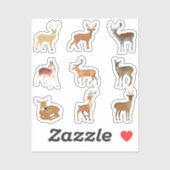 Deer Stickers (Vel)