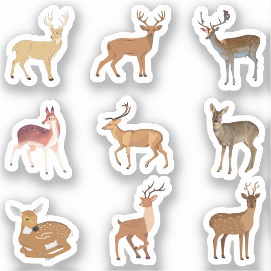 Deer Stickers (Voorkant)