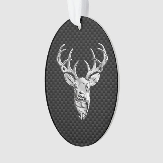 Deer sur l'impression en fibre de carbone (devant)