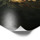 Deer Tartan Christmas Poster (Hoek)