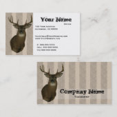 Deer Taxidermy Visitekaartjes (Voorkant / Achterkant)