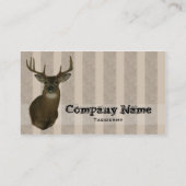 Deer Taxidermy Visitekaartjes (Achterkant)