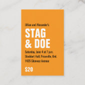  Deer Ticket (Achterkant)