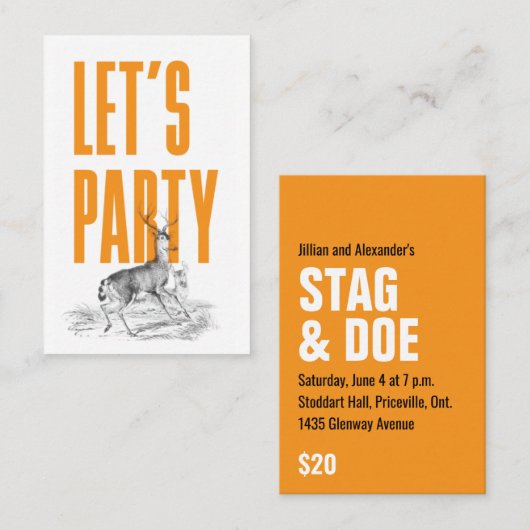  Deer Ticket (Voorkant / Achterkant)