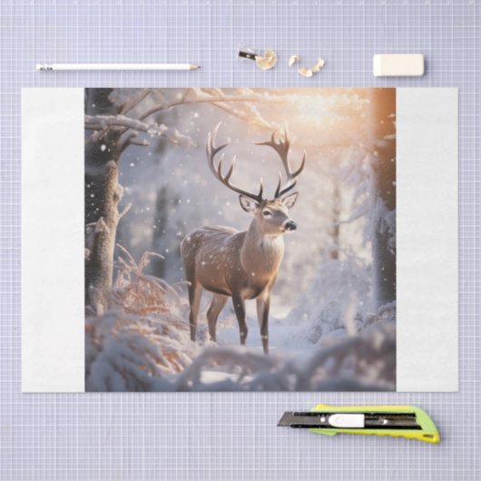 Deer Tissuepapier (Craft)