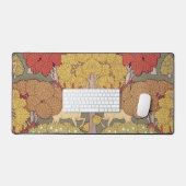 Deer &Tree Squirrel Bird Rowan Berries Art Nouveau (Clavier et souris)