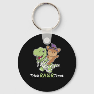 Deer Trick Rawr Treat T-rex Mummy Costume Sleutelhanger