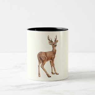 Deer Tweekleurige Koffiemok