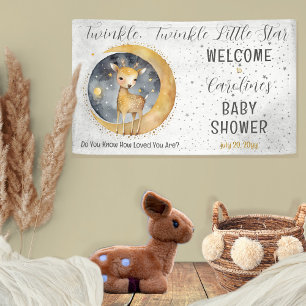 Deer Twinkle Twinkle Little Star Baby shower Spandoek