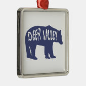 Deer Valley Utah Beer Metalen Ornament (Rechts)