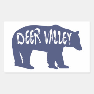 Deer Valley Utah Beer Rechthoekige Sticker