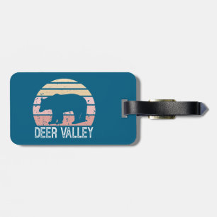 Deer Valley Utah Retro Beer Bagagelabel