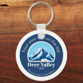 Deer Valley Utah ski area keepsake  Sleutelhanger (Voorkant)