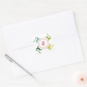 Deer Vierkante Sticker (Envelop)