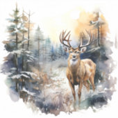 Deer Vinyl Sticker (Voorkant)