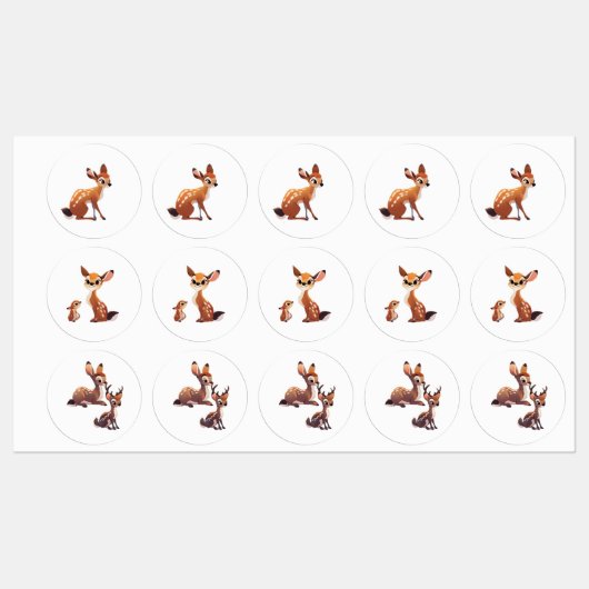 Deer Vinyl Sticker (Vel)