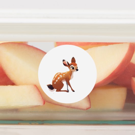 Deer Vinyl Sticker (Aangebracht)