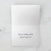 Deer Waterverf Birthday Kaart (Binnen)