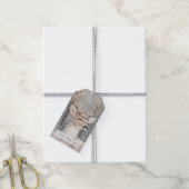 Deer Winter Snow Christmas Cadeaulabel (Met Touw)