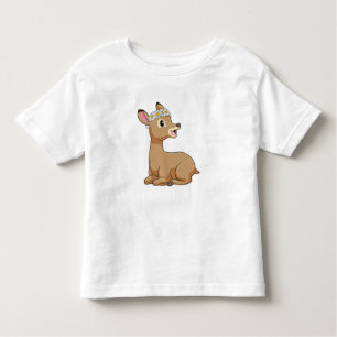 Deer with Daisy Flower Kinder Shirts