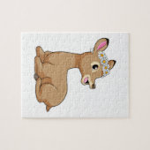 Deer with Daisy Flower Legpuzzel (Horizontaal)