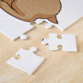 Deer with Daisy Flower Legpuzzel (Zijkant)