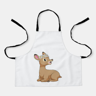 Deer with Daisy Flower Schort