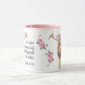 Deer with Flower Crown Psalm 18:33 Mok (Midden)