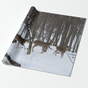 Deer Wrapping Paper Cadeaupapier
