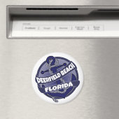 Deerfield Beach Florida anchor swirl magnet Magneet (Insitu (Vaatwasser))
