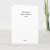 Deerhound Feestdagen Kaart (Achterkant)