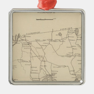Deering, Hillsborough Co. Metalen Ornament