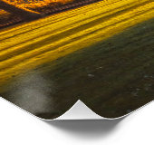 DeerLake in de Herfst Perfect Poster (Hoek)